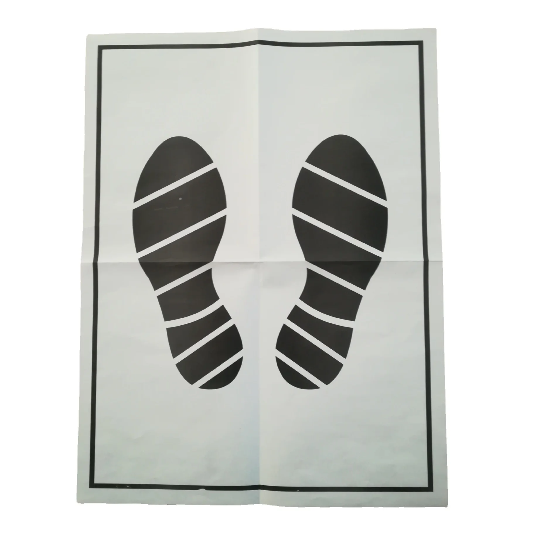 Disposable Coating Kraft Paper Car Foot Mat Paper Floor Mats Carpet