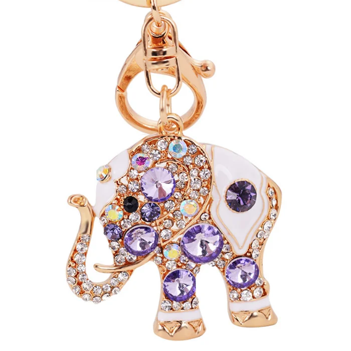 rhinestone elephant figurine