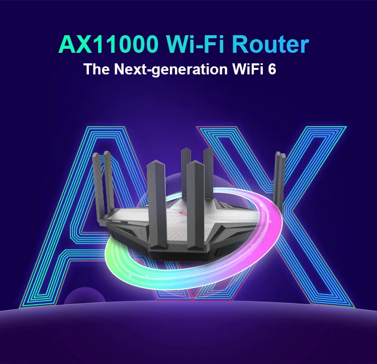 WINSTARS AX11000 Wi-Fi Router - High Speed Whole Home Wireless