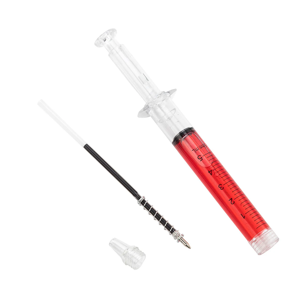 Novelty Promotional Funny Injection Shaped Ball Point Pens With Logo