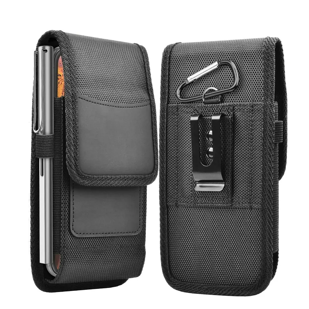 Custom Rugged Nylon Universal Cell Mobile Phone Case With Card Slot For