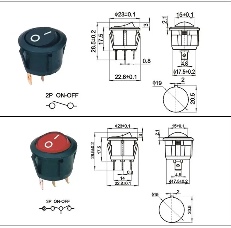 China Products Manufacturers Kcd4 Kcd11 Kcd1 Kcd2 Kcd6 Button Power ...
