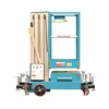 Ce Marked Safe And Reliable Mini Mast Lift Car Climbing Aluminium Hydraulic Single Mast Work Platform car lift platform