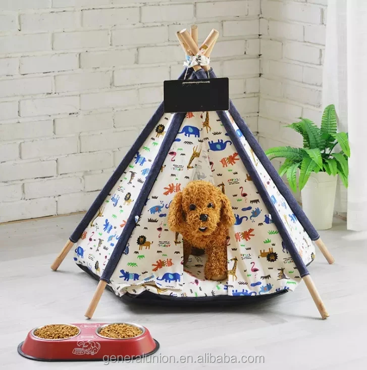 新款狗帐篷用品四季新款设计可折叠宠物茶叶床宠物屋帐篷 - buy pet