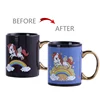 Custom Logo Printed Dinosaur Ceramic Magic Cup Color Changing Magic Mugs