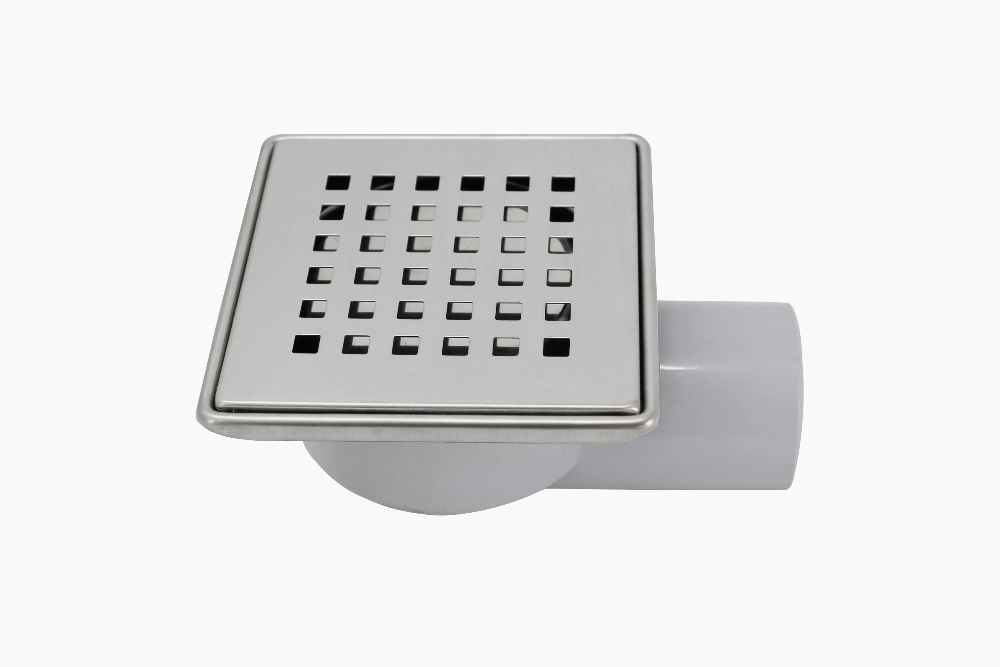Shower Embedded Pvc Stainless Steel Water Drains Bathroom Square Angle