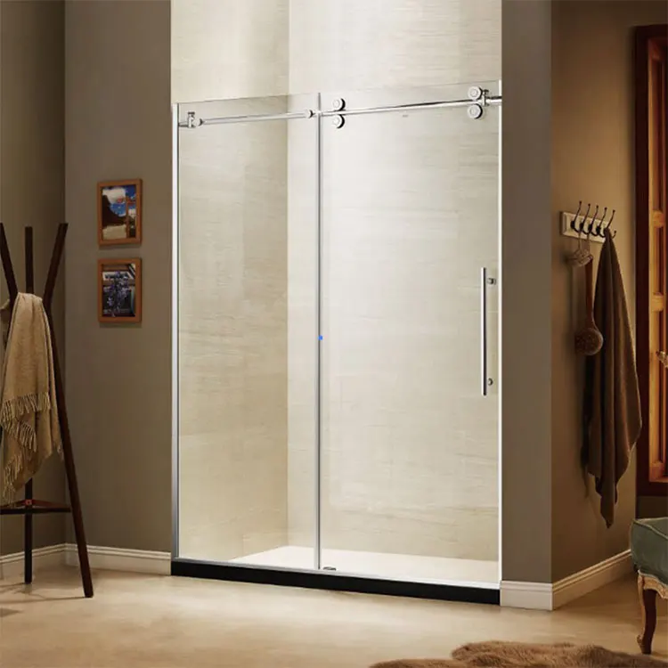 High quality sliding shower door glass shower screen for bathroom
