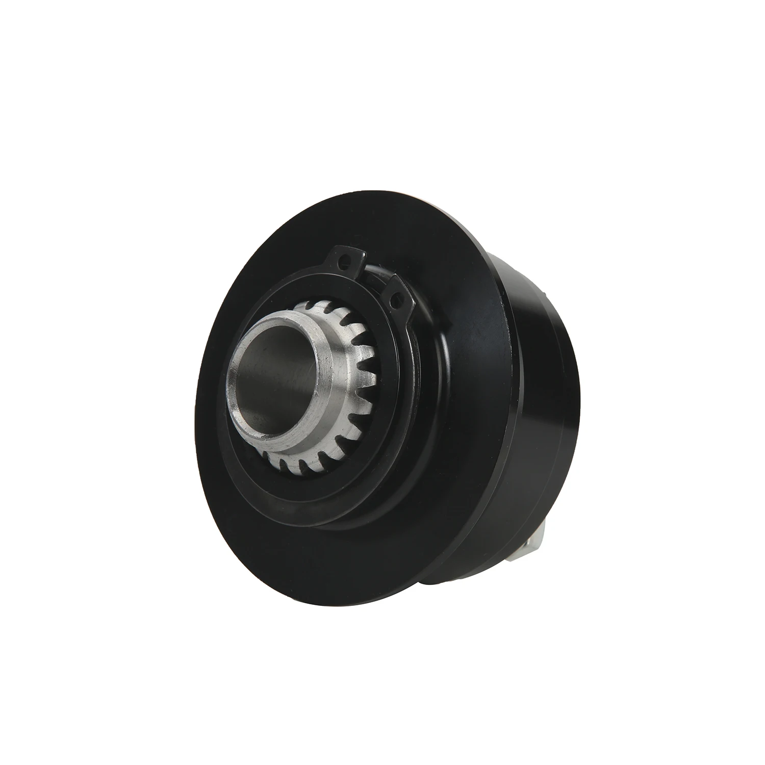 Speedway Motors Aluminum Quick Release Steering Wheel Hub, Hex, 5/8 Inch, Black