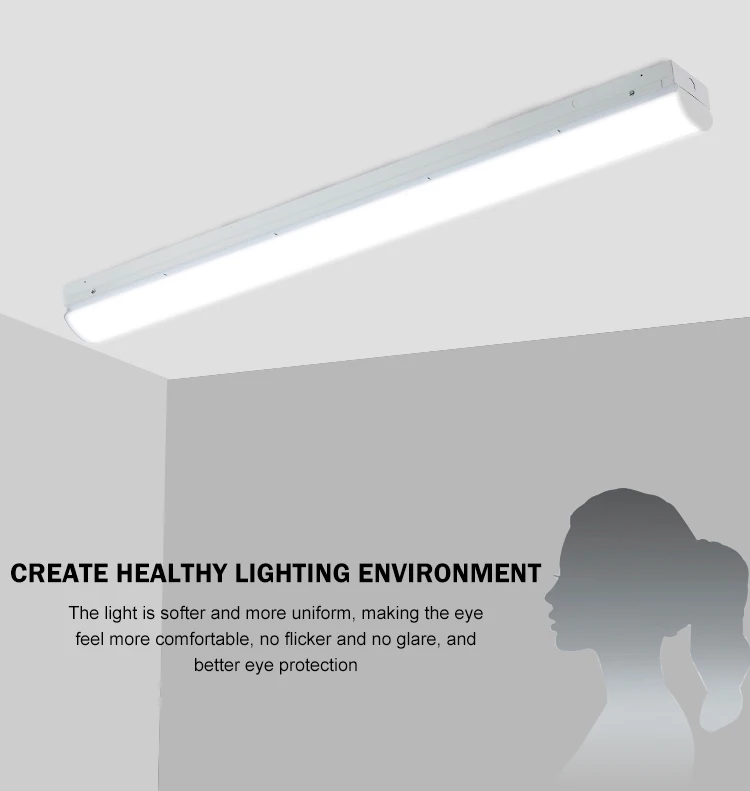 New design library office dimming 2ft 4ft 8ft 18watt 24watt 36watt 63watt 85watt linear led tube light
