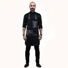 OYE 548 custom OEM logo men High quality leather pocket red wine bartender professional bar apron