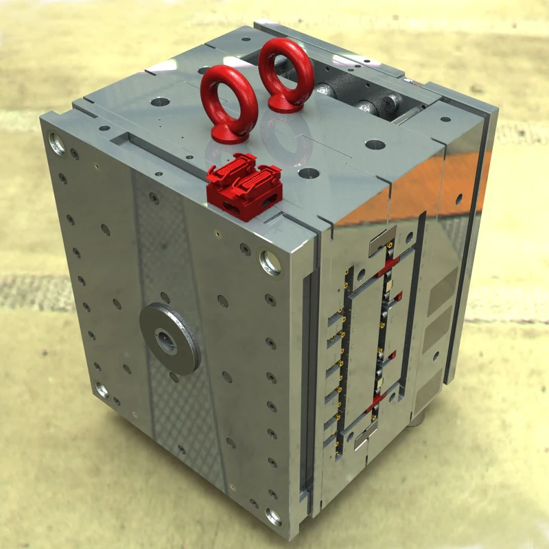 制造供应商塑料注塑模具德林拉链对称齿注塑模具