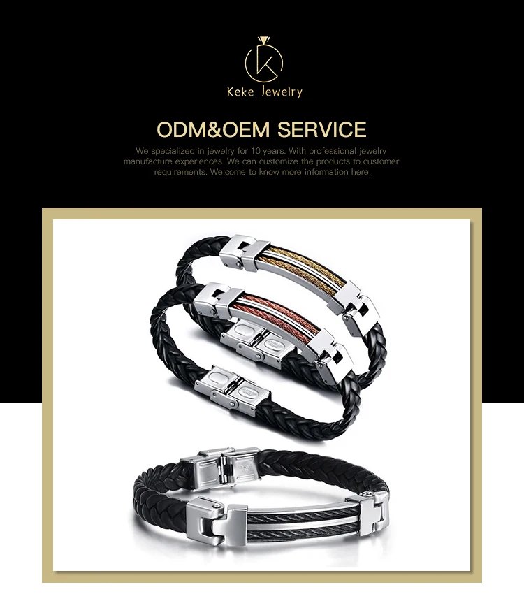Custom silver slider bracelet suppliers for men-2