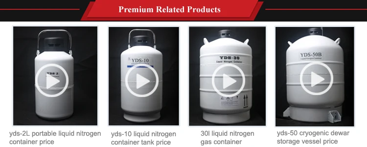 6L small nitrogen cylinder aluminum alloy liquid nitrogen container yds6 semen storage tanks dewar