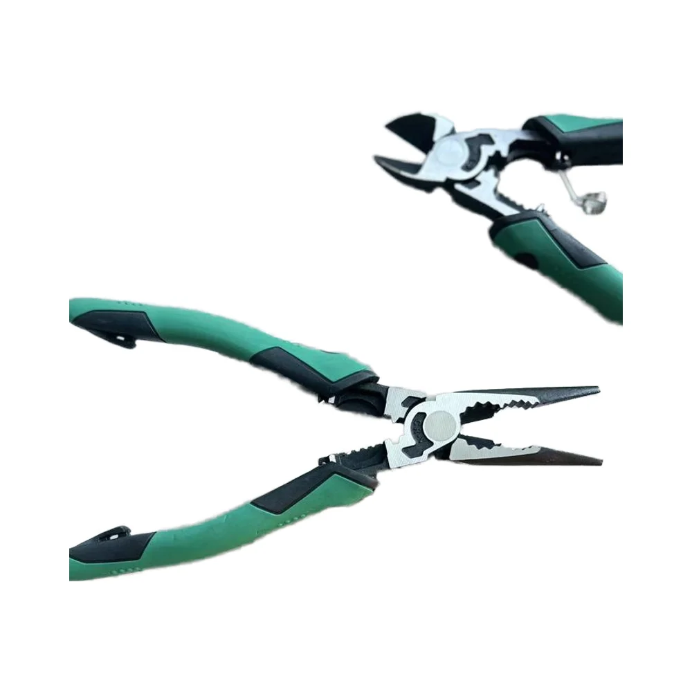 Chrome Vanadium Steel Mini Pliers Serrated Jaw Surface Wire Stripper Crimper Cutter Industrial Grip PVC Cutting Applications supplier