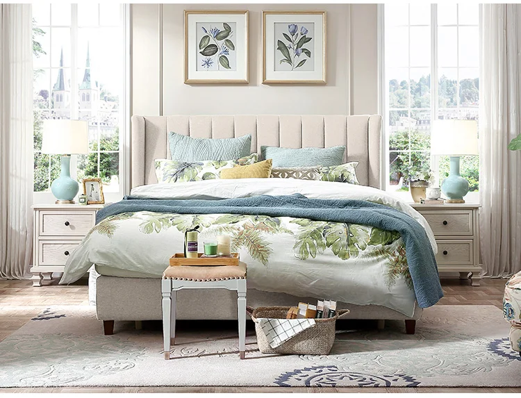 Home Living Bed Room Hotel Wooden Beds King Size Luxury Modern Bedroom Furniture Sets