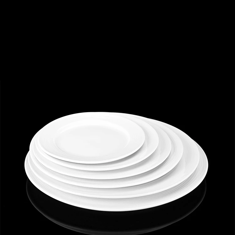 Modern Design Ceramic Dinner Plates Porcelain Dessert Plates For