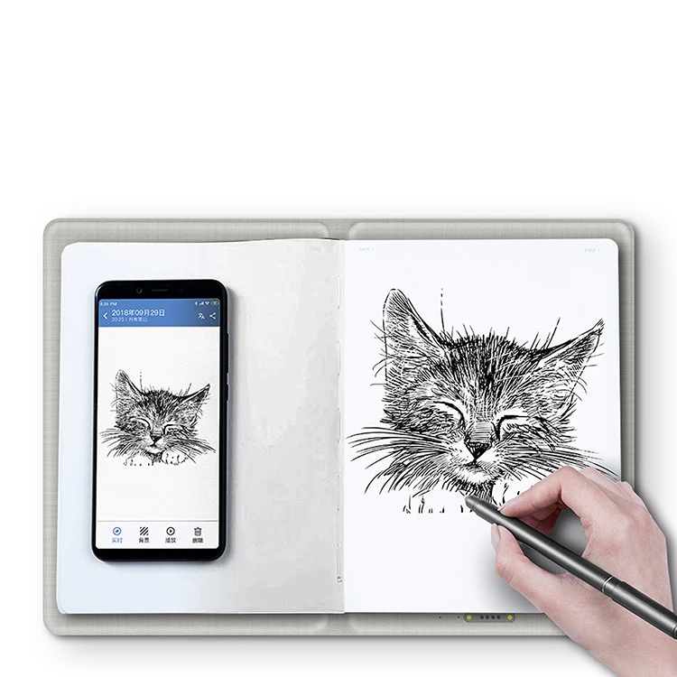 Inductive Sensor Smart Writing Tablet Digital Writing Pad For Pc And