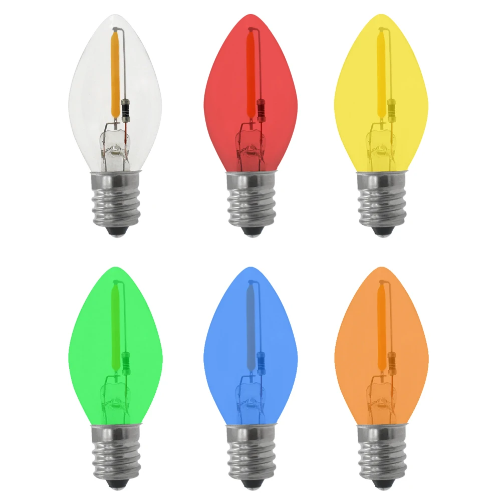 Green Red Blue Yellow Led Bulbs E27 Decorative Led Filament Bulbs - Buy ...