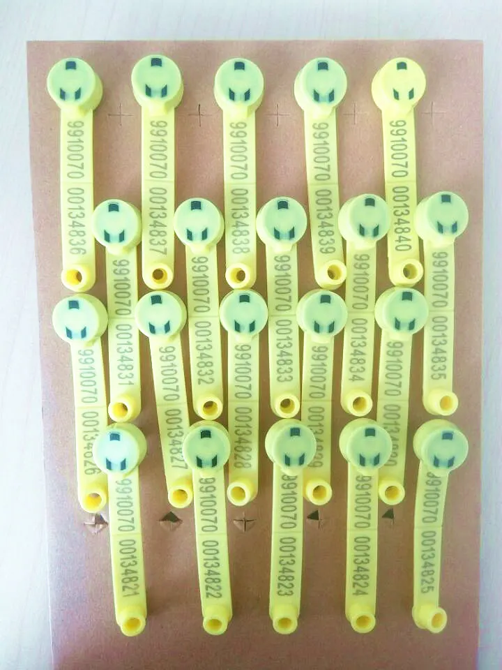 ISO11784/5 electronic sheep ear tag with RFID chip, View ear tag, FOFIA