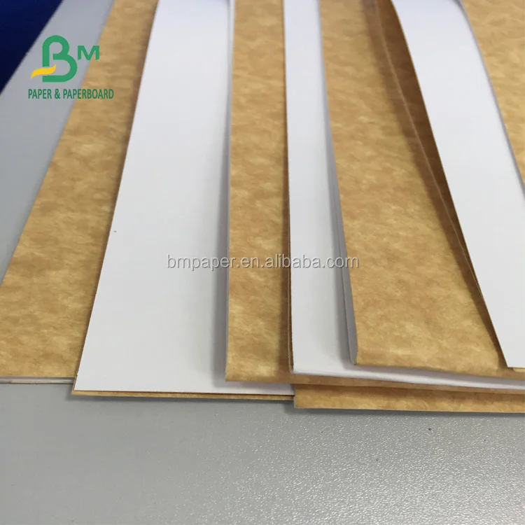 300gsm White Clay Coating Kraft Back For Lunch Box Paper Food Grade
