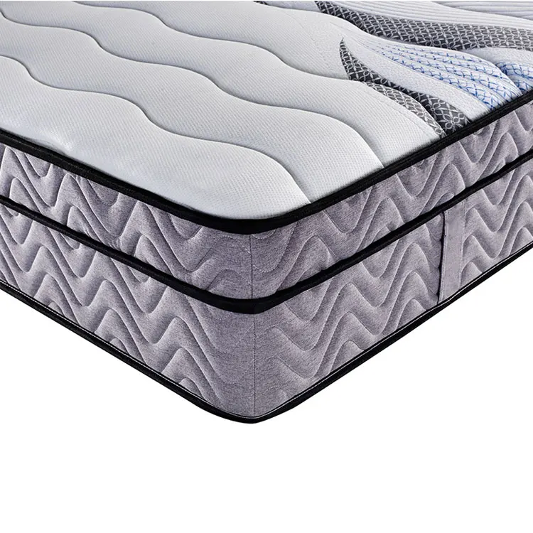 High quality knitted fabric mattress topper european style mattress