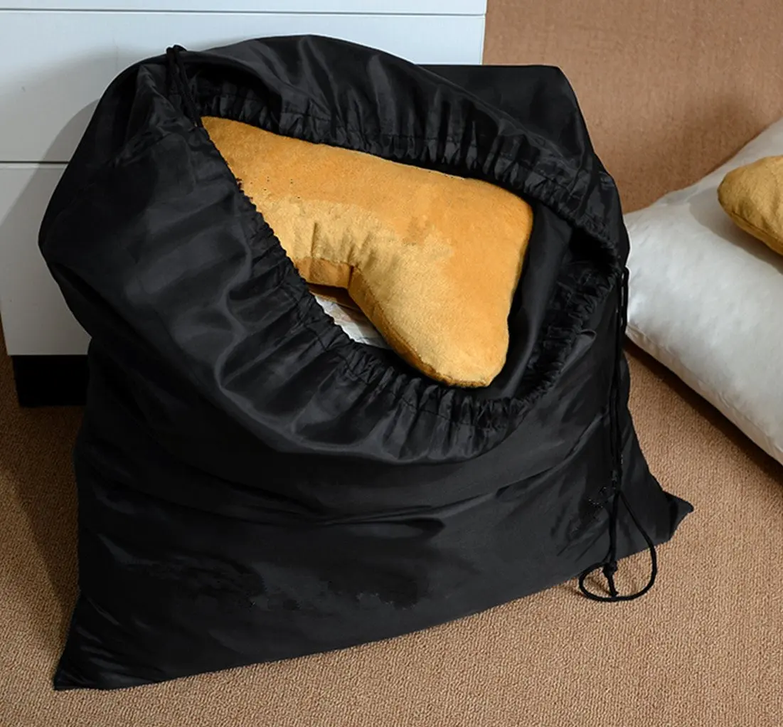 Custom Xl Nylon Non Woven Heavy Duty Hotel Travel Drawstring Wash