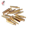 Cheap Small Knurled Gold Plating CNC Turning Lath Thread Brass Dental Dowel Pin