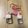 hanging bottle in square bottle with nice looking baota wooden cap for car air fresh