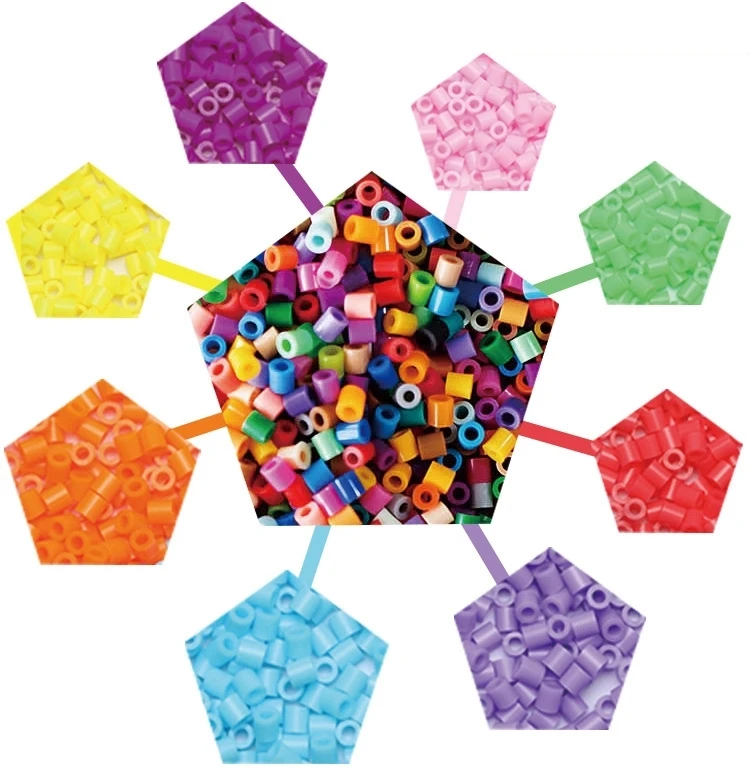 Wholesale Educational Toys Diy Fuse Hama Beads 5mm Perler Beads For