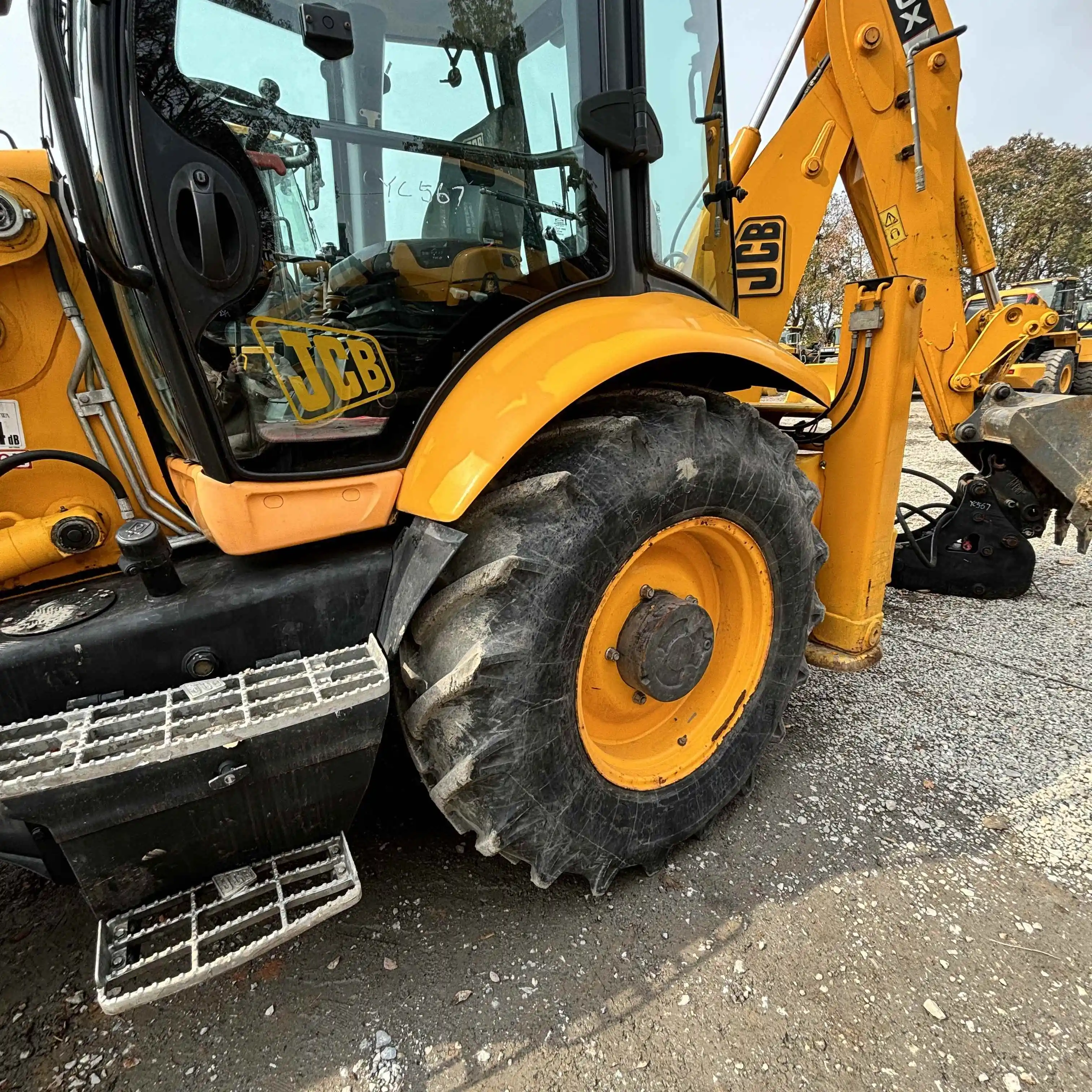 Original Used Jcb 3cx 4cx Backhoe Loader 4 Wheels 7 Tons Used ...