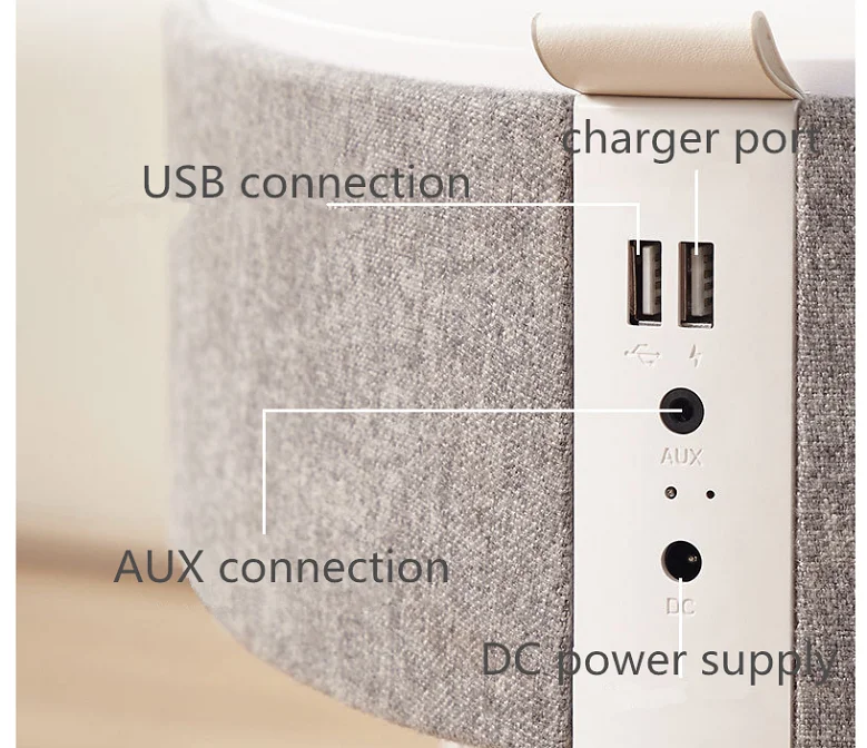 Fashionable Design Multiuse Living Room Smart Music Furniture Bluetooth With Removable Tray With USB Port Table Speaker - ANKUX.COM