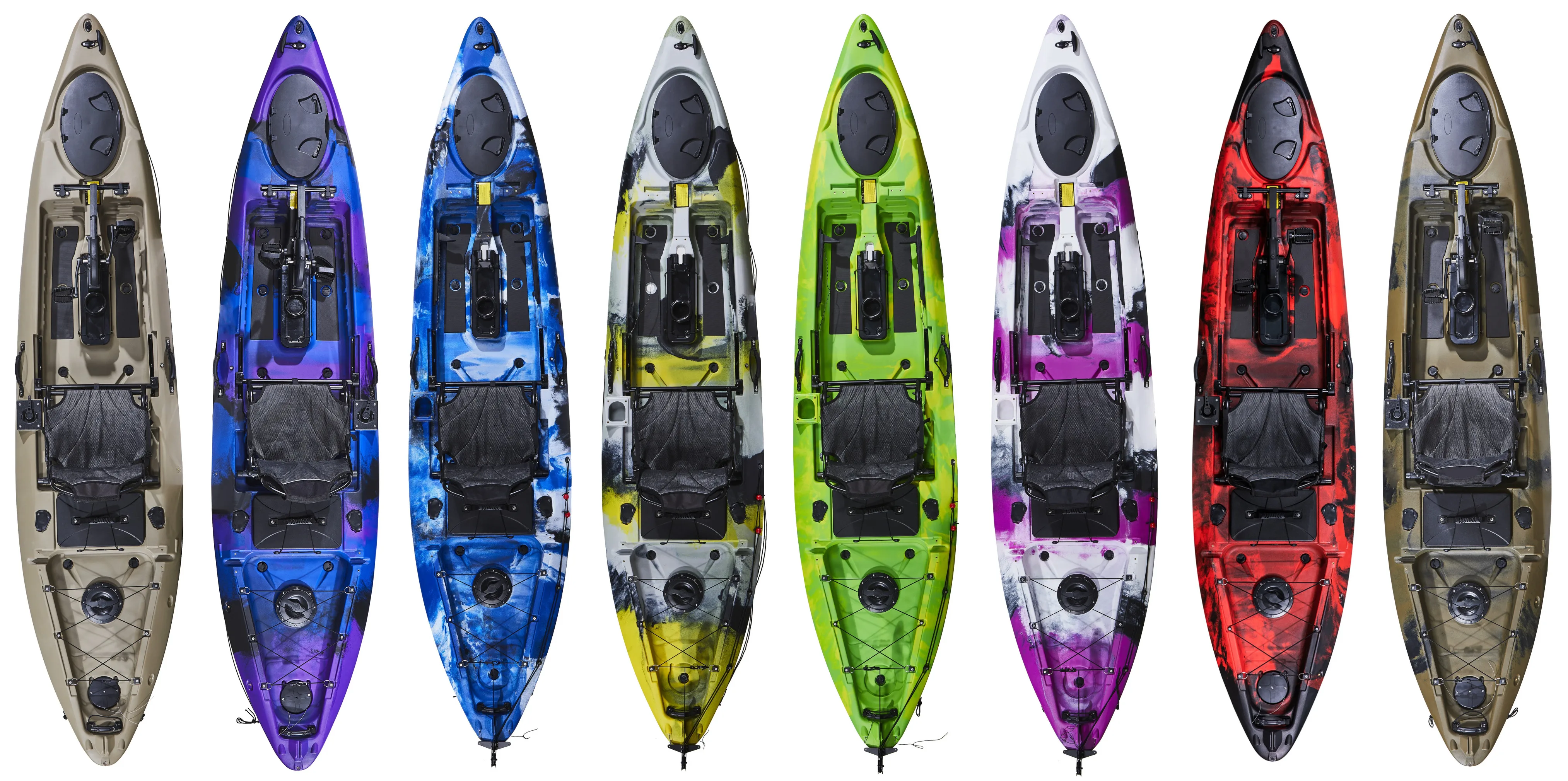 Wholesale 12 Feet Rotational Molding Pedal Drive Kayak Fishing Kayak