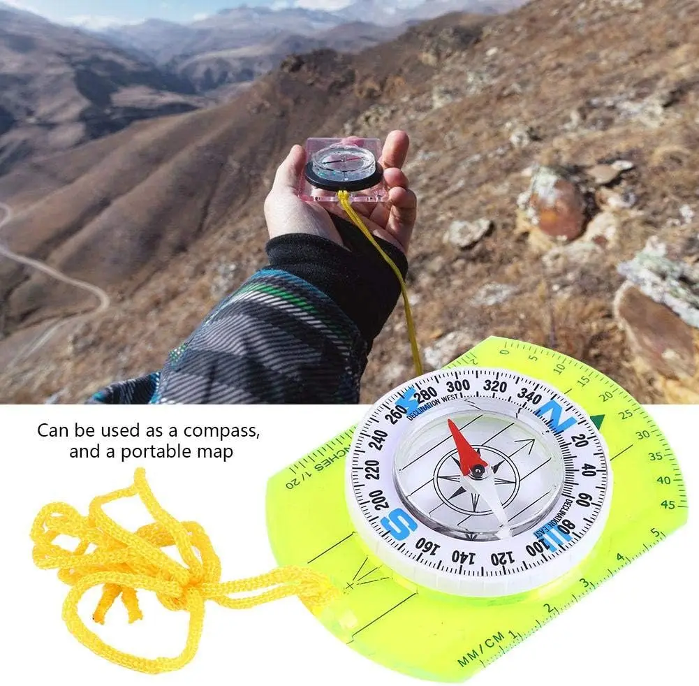 Outdoor Multifunctional Compass Portable Map Scale Geological Compass ...