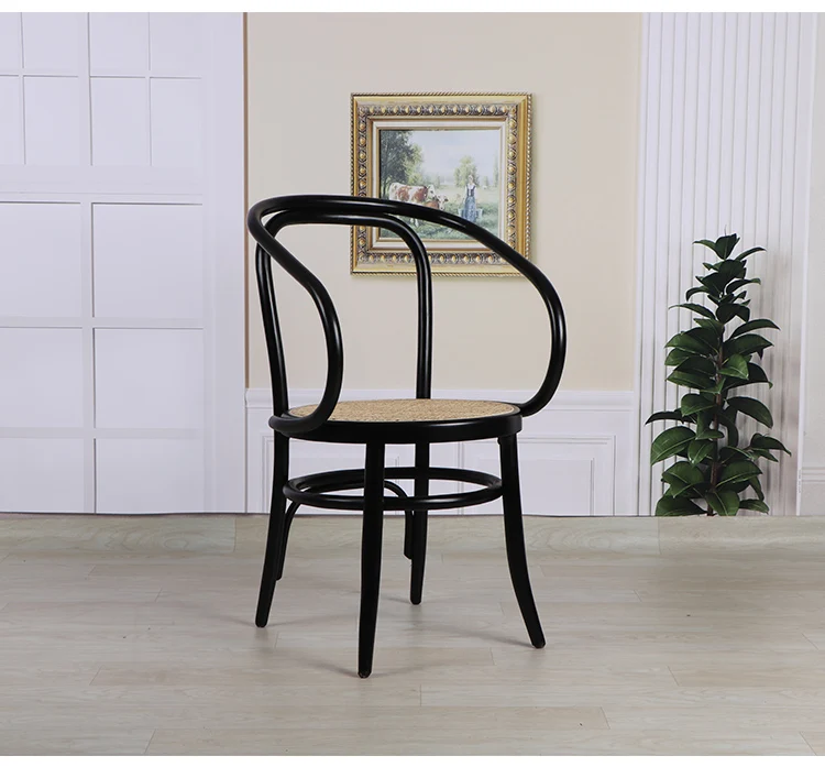 批发木制扶手咖啡厅餐厅木椅