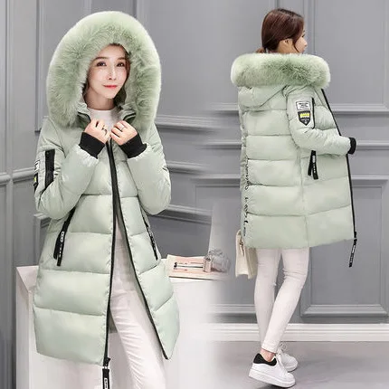 Outwear Long Cheap Fur Down Jacket Hood Coat Winter Women Windbreak Casacos De Mulher