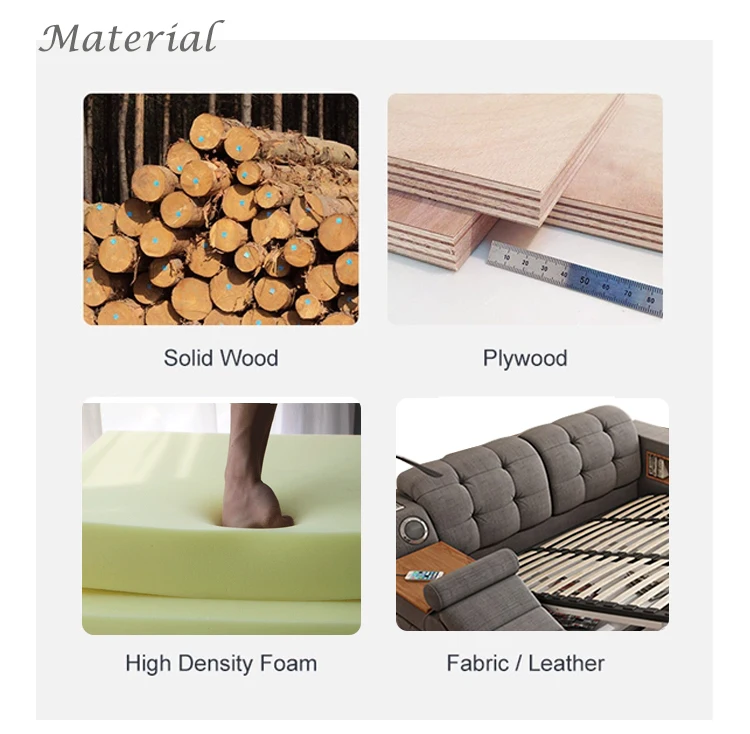 bed modern modern bed bed bed with speaker speaker bed frame bed modern Cama multifuncional