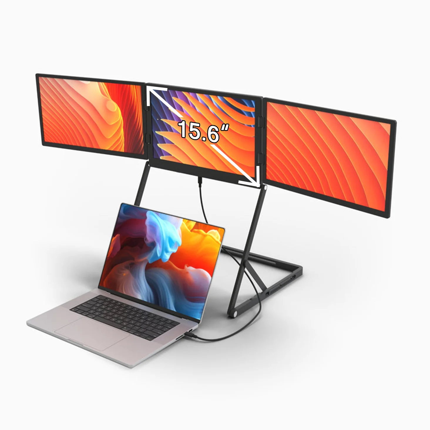 Triple Screen Portable Monitor TriCreate 15.6