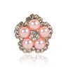Euro-american Retro Crystal Pink Shoe Button fancy ladies Yiwu Buttons For Shoe Decorations