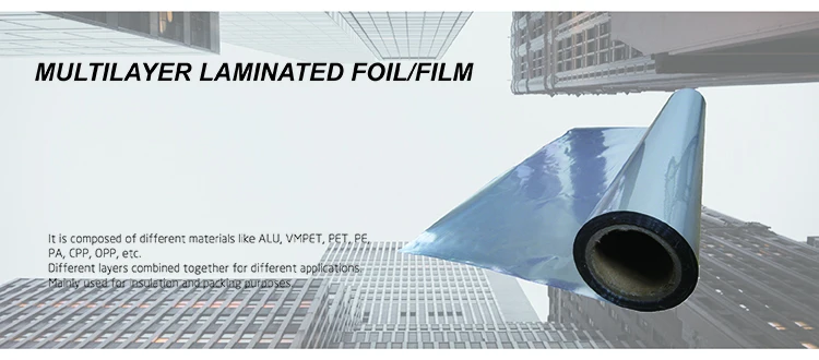 Pet Aluminum Laminate Foil/pet+alu+pe Laminating Film - Buy Pet ...
