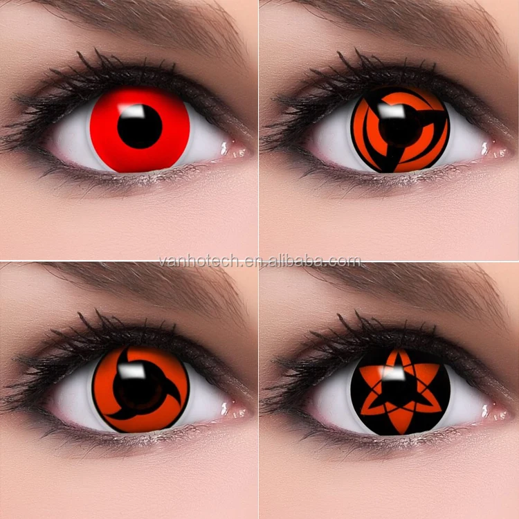Meetone Korea Wholesale Crazy Naruto Contact Lens Anime Contact Lenses