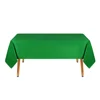 Top Sale waterproof square woven 100% polyester plain stock table cloth