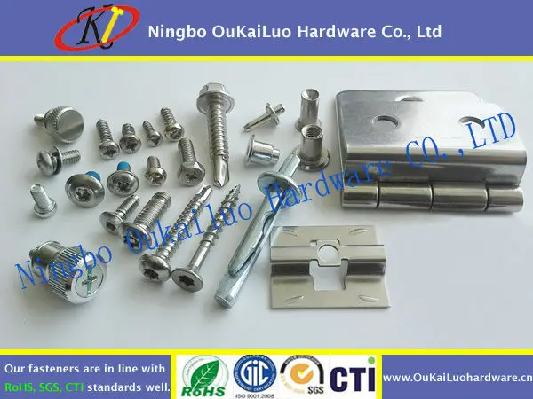 various fasteners