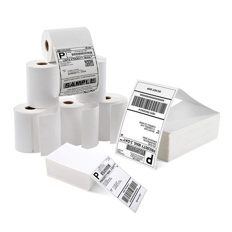 40x60mm Vinyl Scratch-Off Adhesive Thermal Labels for Supermarket Promotion & Exhibition Use-Custom Sticker Express Shipping factory