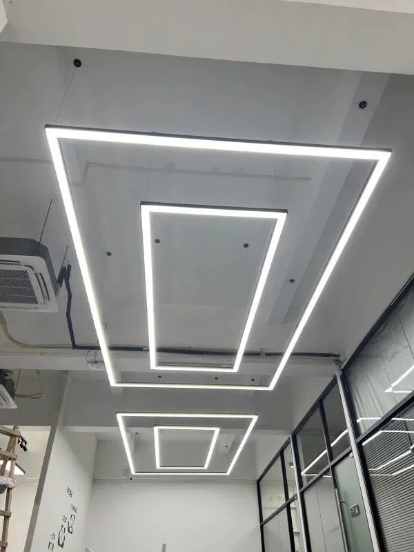 product for ul ce dlc certificated super bright 20w 40w 80w led aluminum linear light pendant for office shop school gym-6