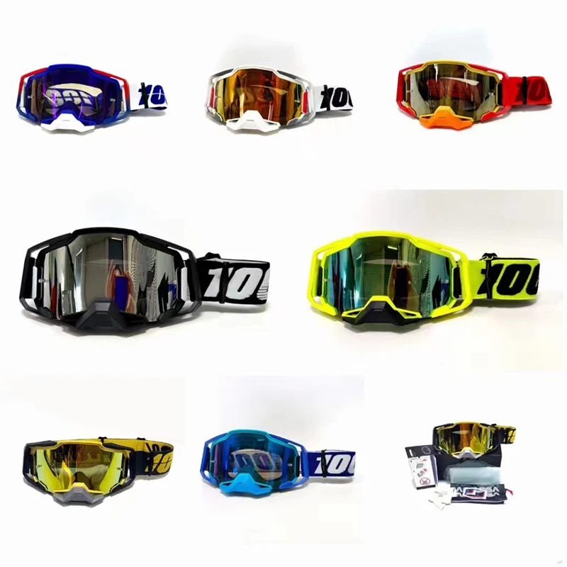 Custom Road Dirt Bike Motorcycle Goggles Racing Atv Glasses Anti Uv