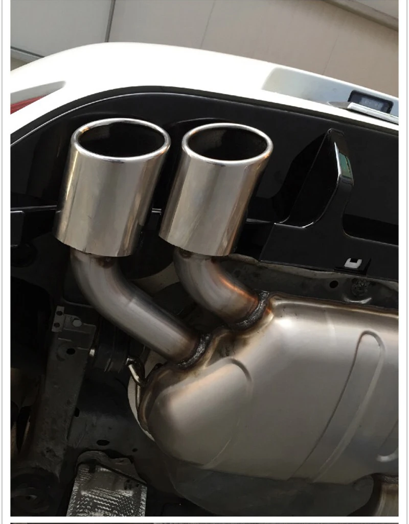 Muffler Exhaust Pipe With Diffuser For VW Golf 7 MK7 2012-2019 Refitted Upgrade To R Style GTI Auto Accessories