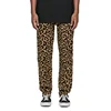 Mens Fashion Leopard Pants Slim Fit Tapered Sweatpants Running Track Pants