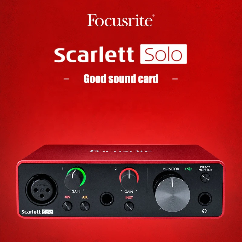 focusrite scarlett solo driver for mac
