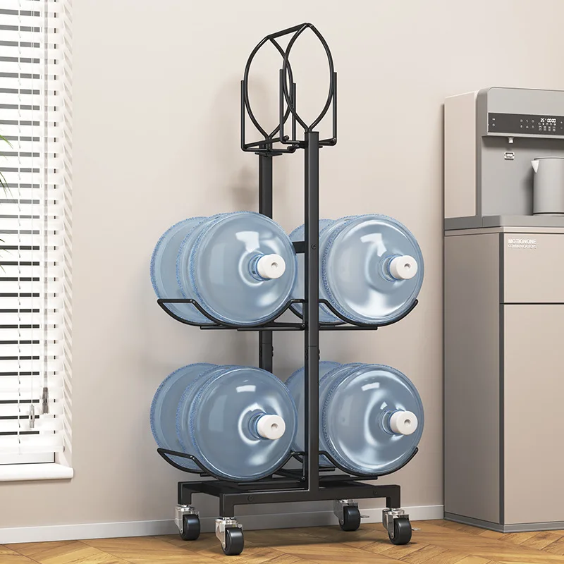 Floor Standing Heavy Duty 5 Gallon Water Jug Holder 3 Tiers Storage ...