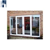 Interior Exterior Vertical Double Glazed Patio Plastic Pvc Frameless Soundproof Glass Internal Veranda Balcony Glaze Bifold Door